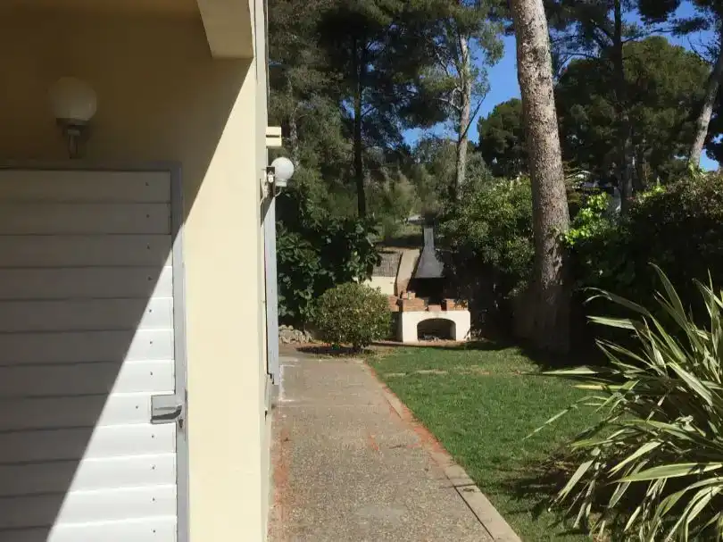Garten von Haus oder Chalet zur Miete in Castelldefels mit Klimaanlage, Privatgarten und Parkett