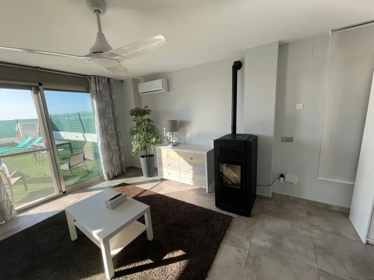 Sala de estar de Casa o chalet en venta en Burriana / Borriana con Aire acondicionado, Jardín privado y Trastero