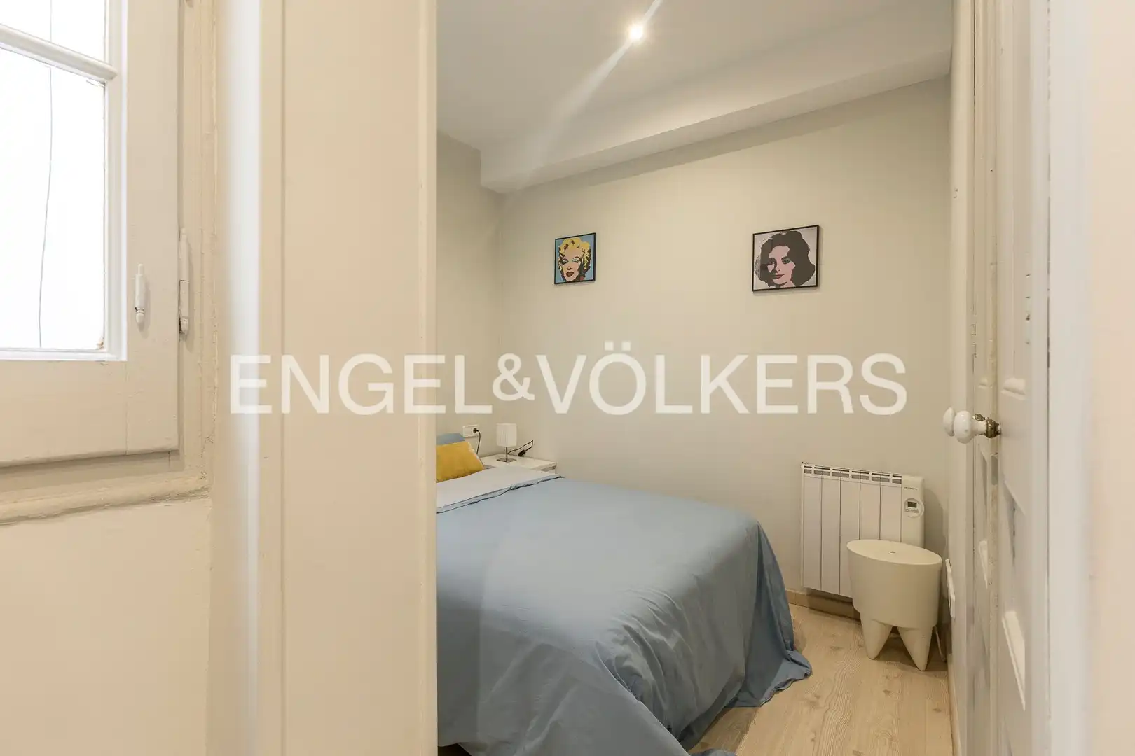 Bedroom of Flat for rent in Barcelona  with Air Conditioner, Heating and Parquet flooring