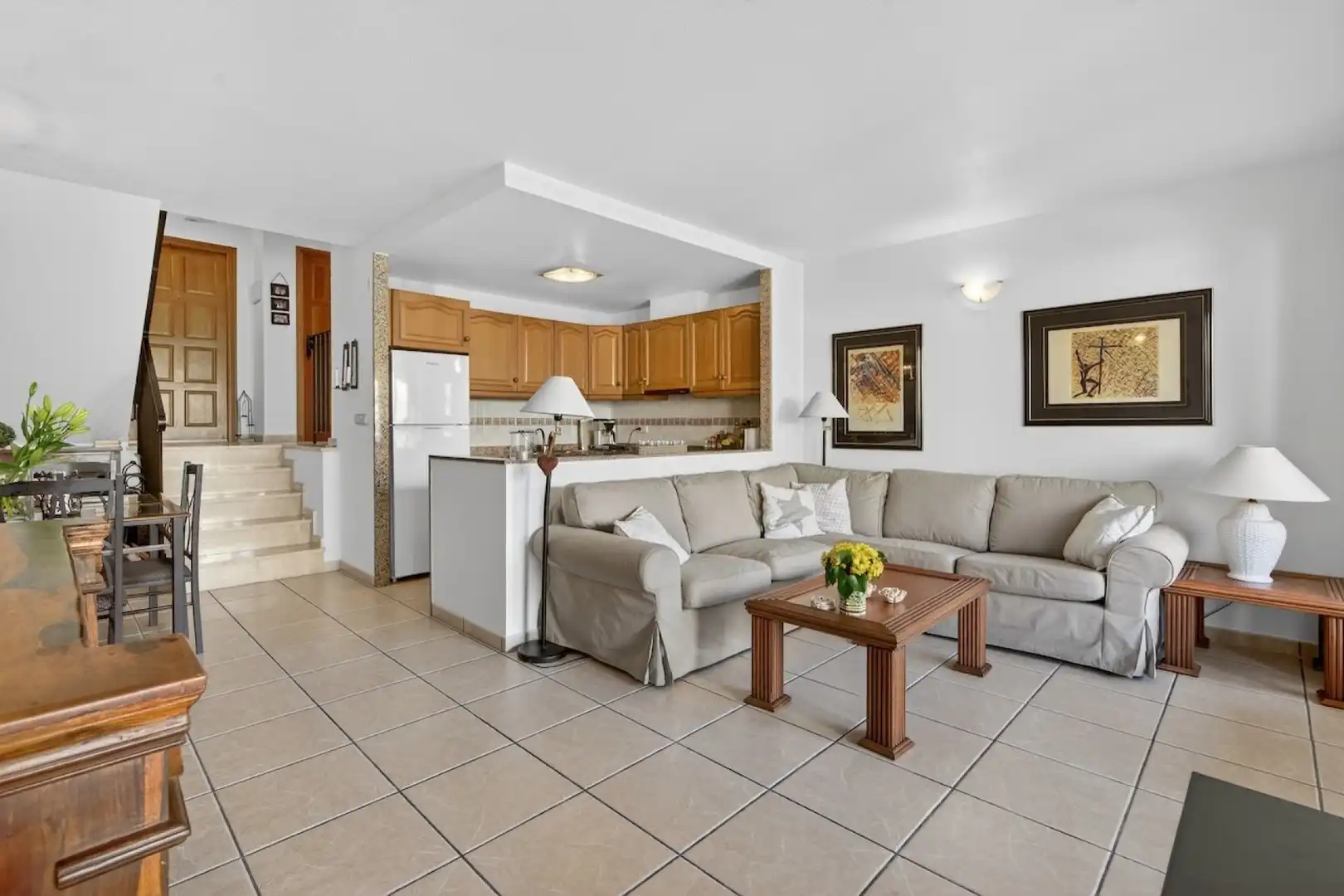 Living room of Duplexes for sale in Santa Pola  with Air Conditioner, Terrace and Community pool