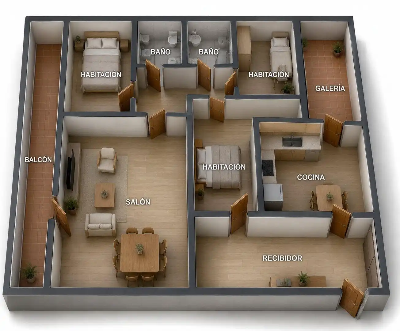 Appartement avec terrasse à vendre à Avenida CONCORDIA DE LA, imagen 34