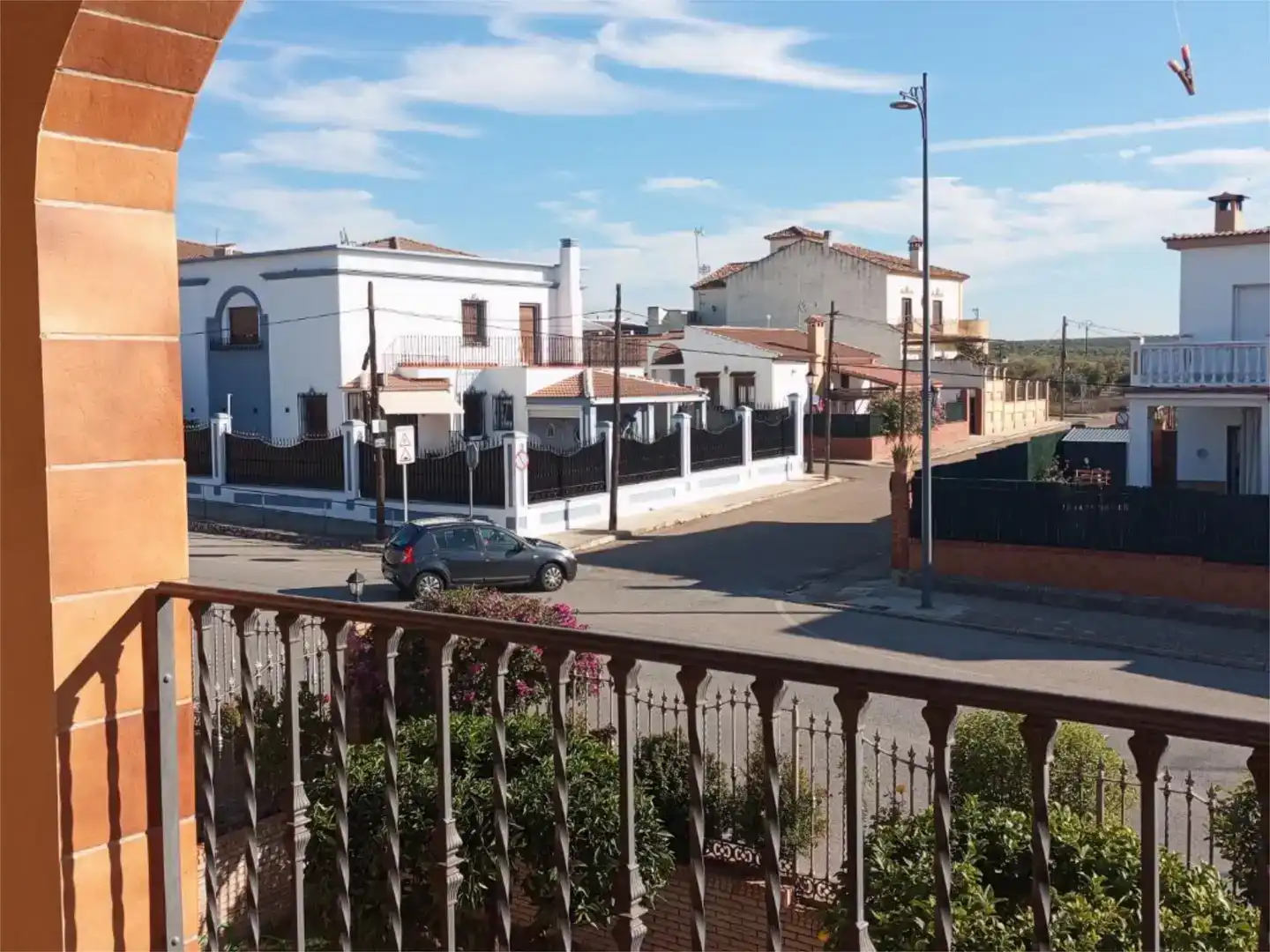 Exterior view of Flat for sale in Marmolejo  with Air Conditioner, Private garden and Storage room