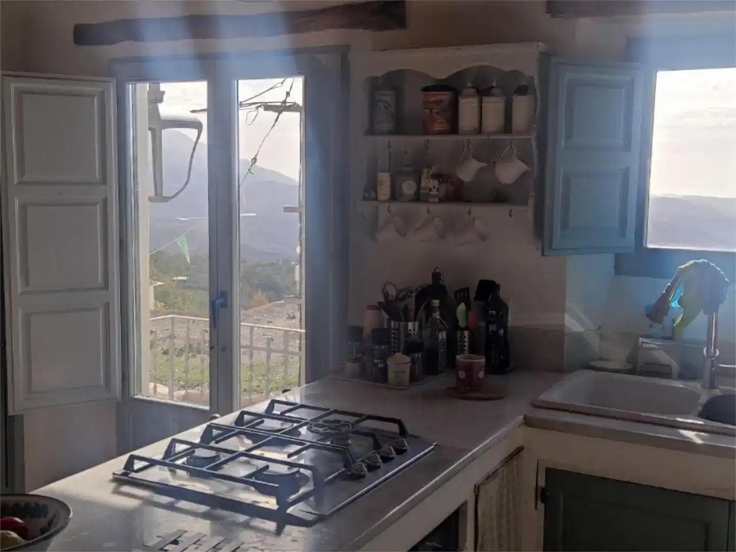 Kitchen of Flat for sale in Nevada  with Private garden, Furnished and Balcony
