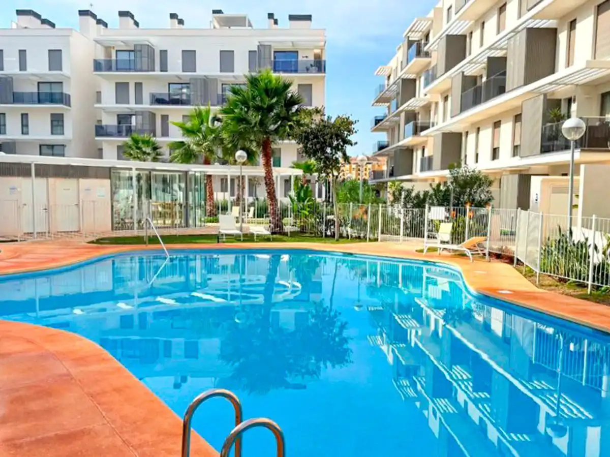 Swimming pool of Flat for sale in Dénia  with Air Conditioner and Community pool