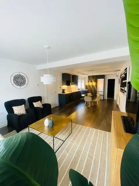 Sala de estar de Piso de alquiler en Albacete con Aire acondicionado, Calefacción y Amueblado