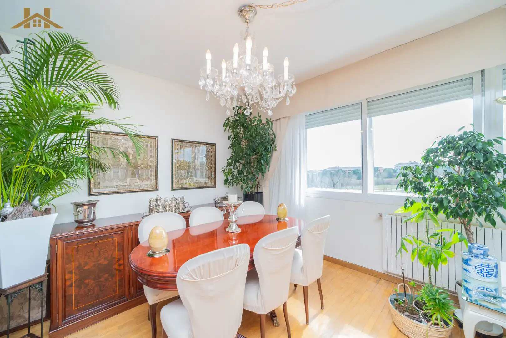 Esszimmer von Maisonette zum Verkauf in Pozuelo de Alarcón mit Klimaanlage, Heizung und Terrasse