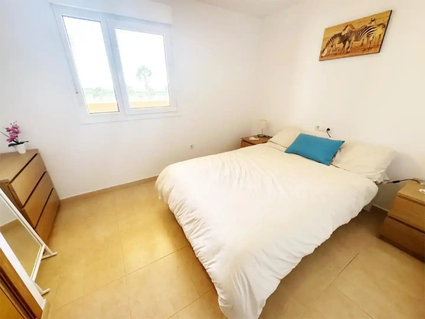 Schlafzimmer von Wohnung zur Miete in Torre-Pacheco mit Klimaanlage und Balkon