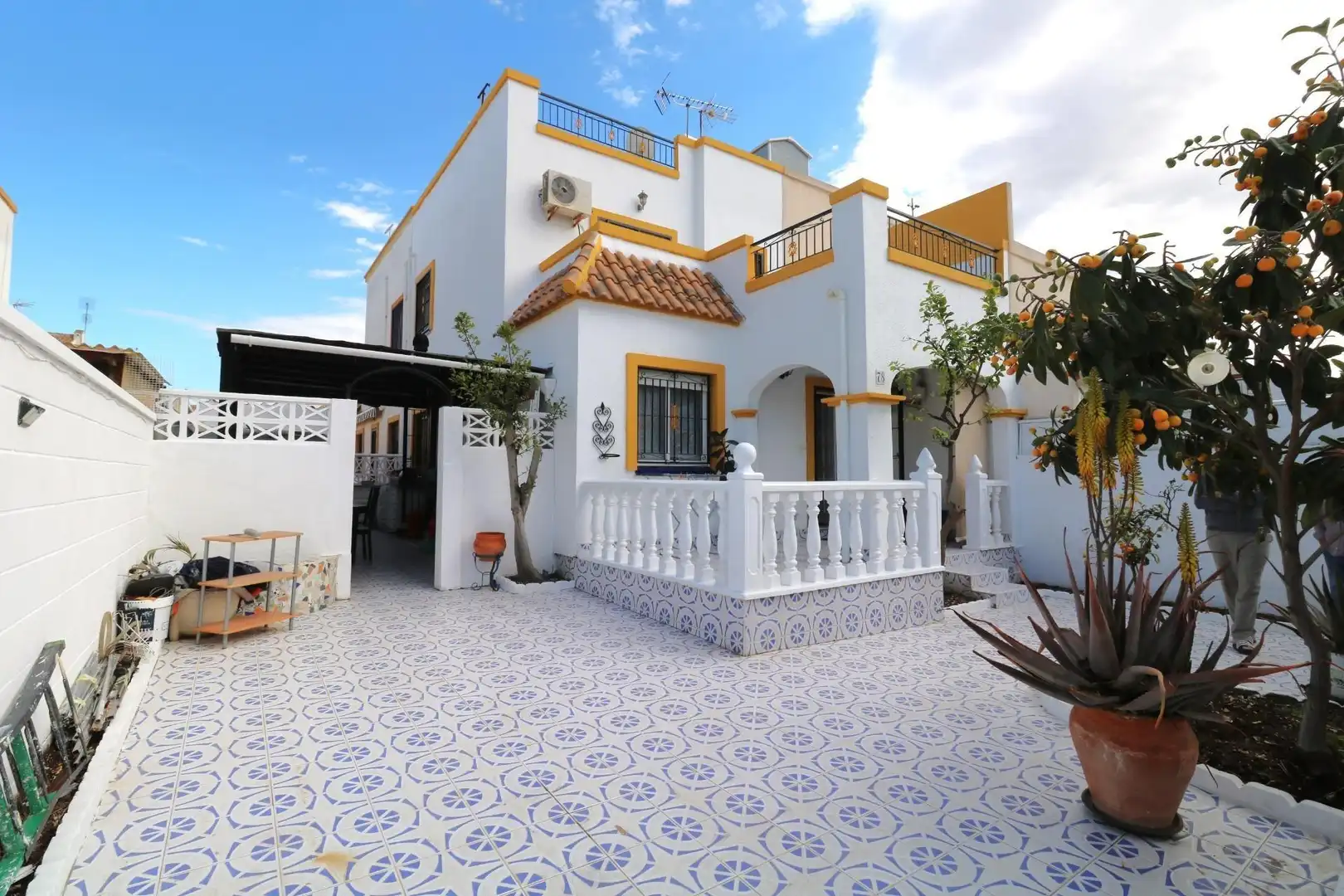 Exterior view of Detached homes for sale in Torrevieja  with Air Conditioner, Heating and Private garden