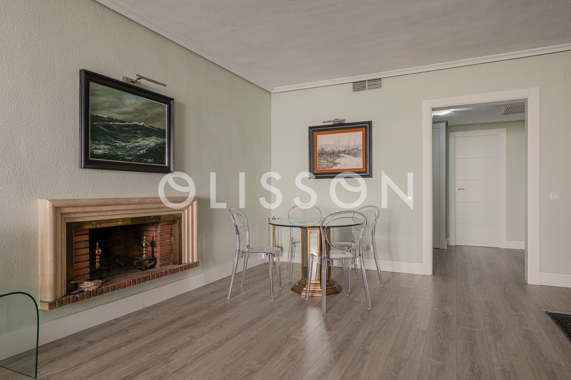 Living room of Flat for sale in  Madrid Capital  with Air Conditioner, Heating and Storage room