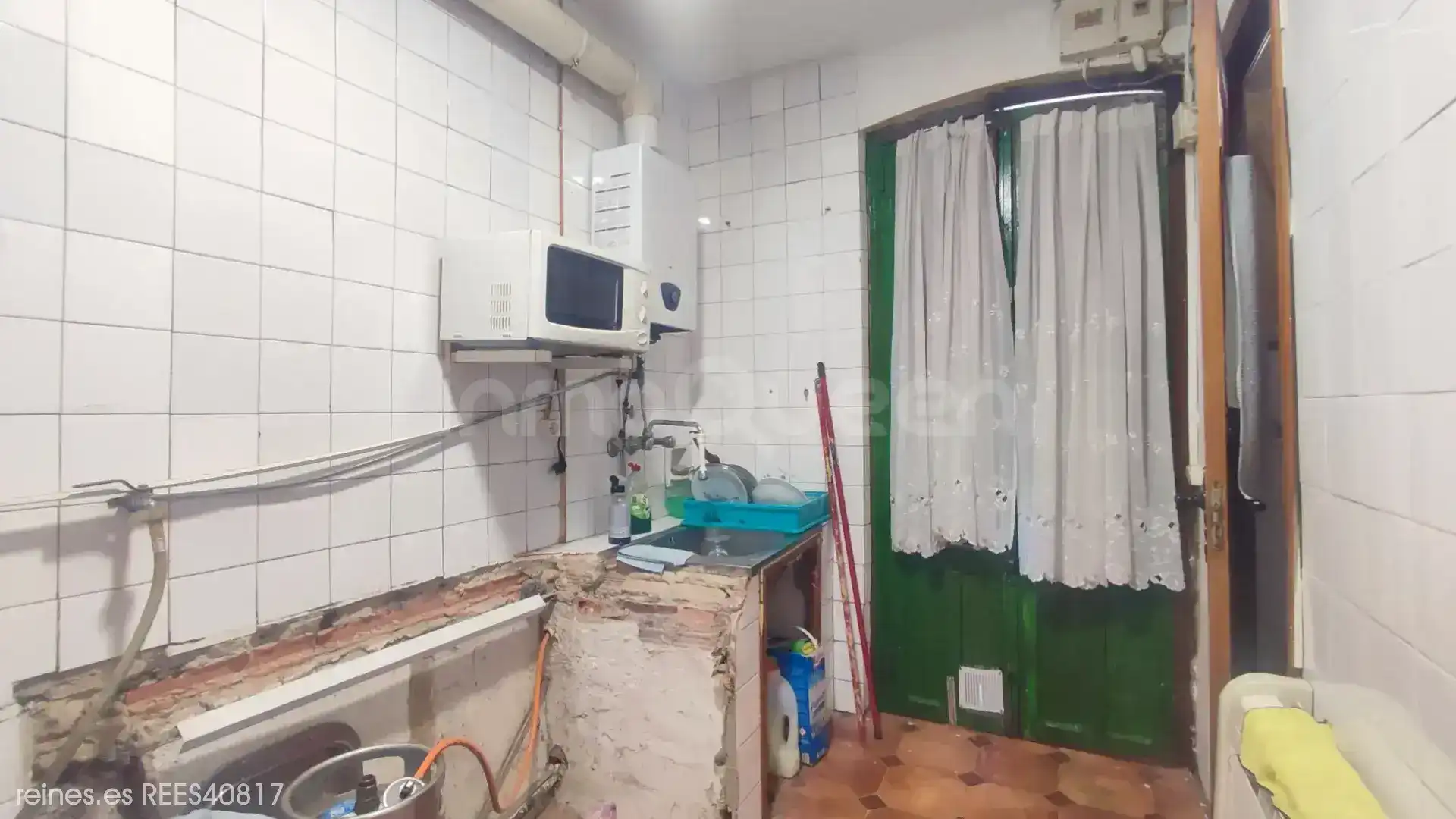 Cocina de Piso en venta en Mieres (Asturias) con Calefacción y Amueblado
