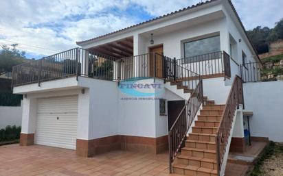 Exterior view of House or chalet for sale in Bigues i Riells  with Air Conditioner, Heating and Terrace