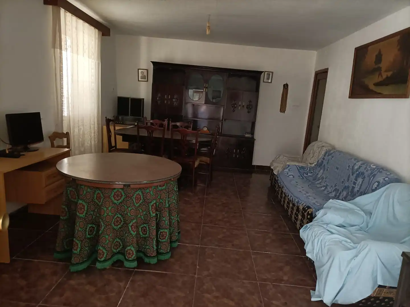 Wohnzimmer von Haus oder Chalet zum Verkauf in Villarrobledo mit Privatgarten, Möbliert und Waschmaschine