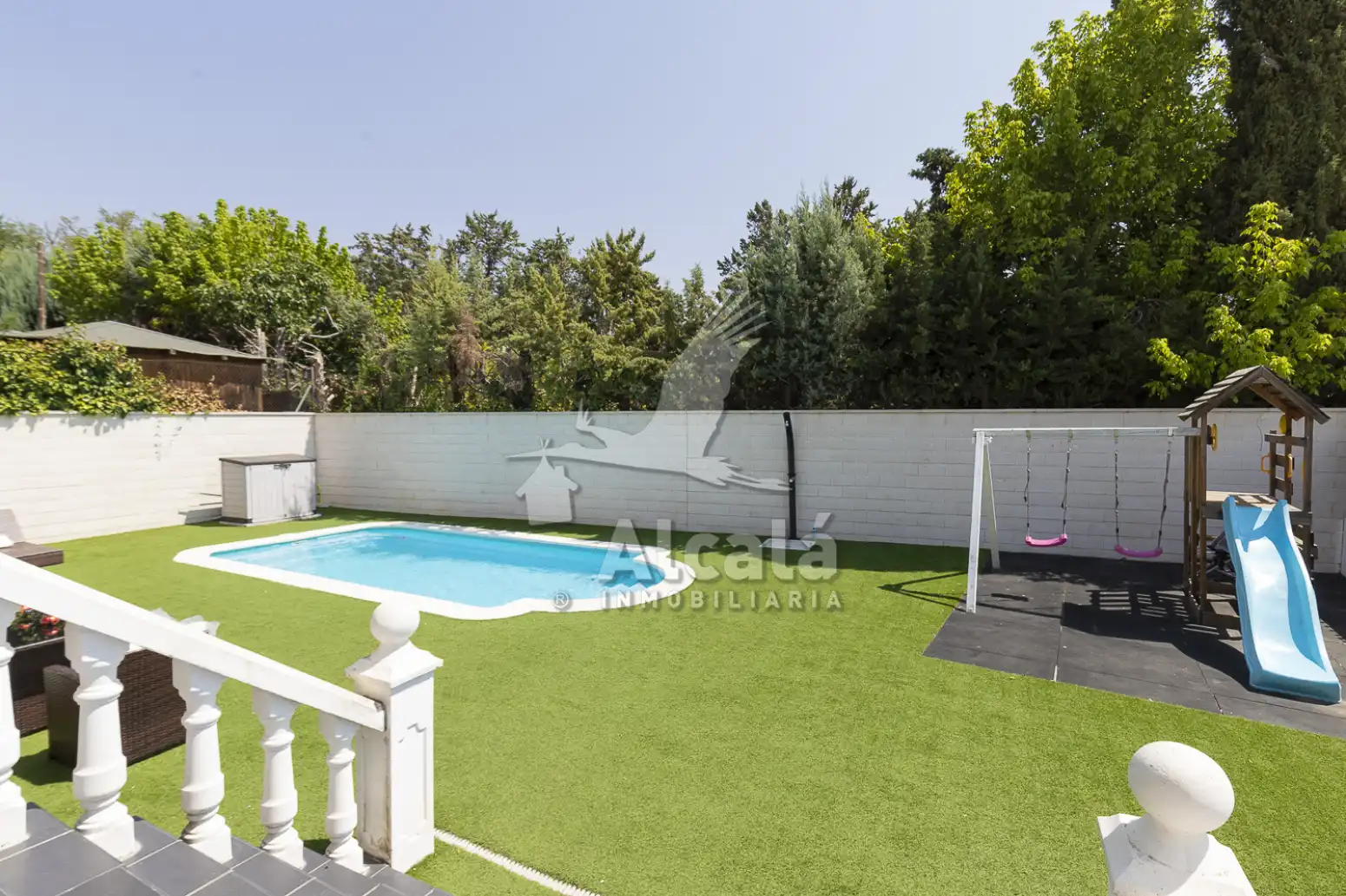 Jardí de Casa o xalet en venda en Santa Olalla amb Aire condicionat, Calefacció i Piscina