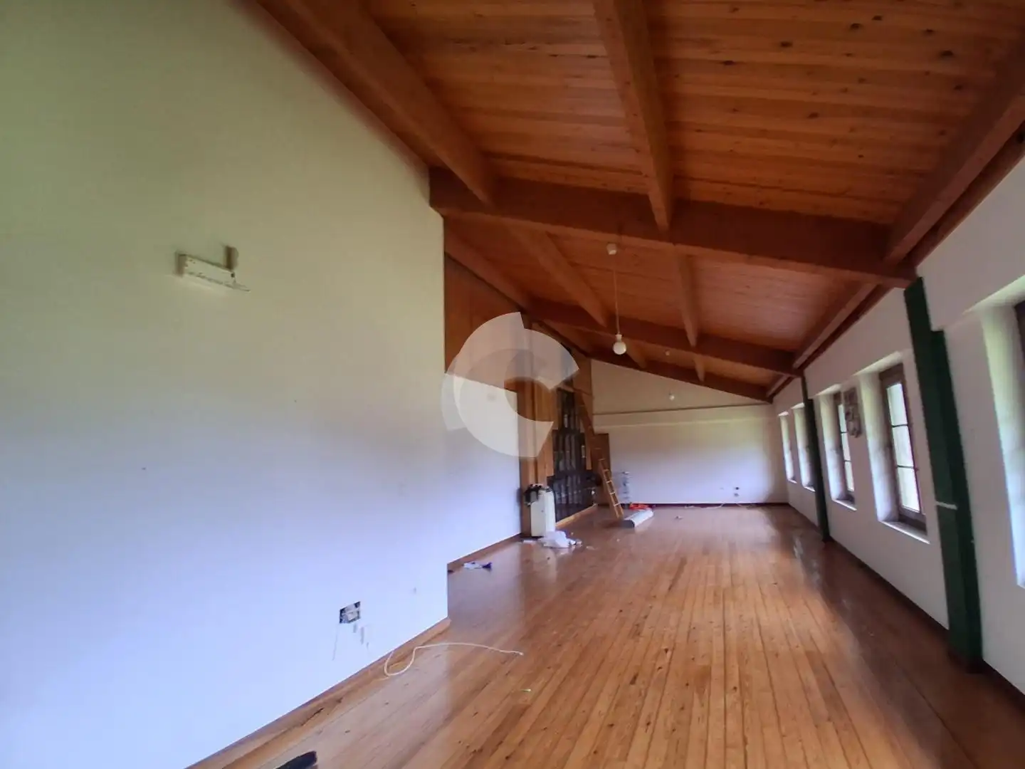 Sala de estar de Casa adosada en venta en Arteixo