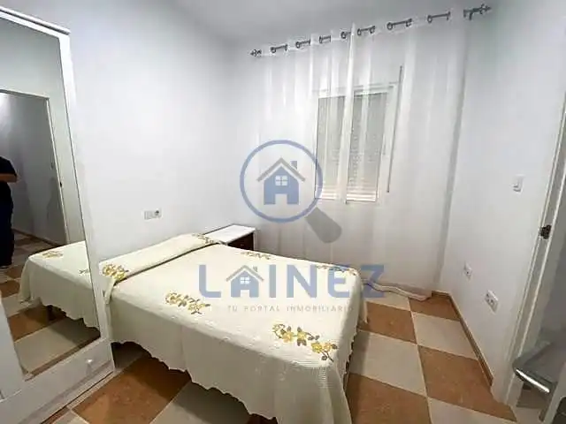 Bedroom of Flat for sale in Los Blázquez  with Air Conditioner, Terrace and Furnished