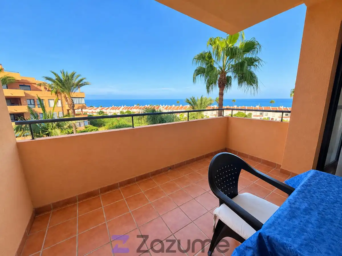 Terraza de Piso de alquiler en Manilva con Aire acondicionado, Terraza y Piscina