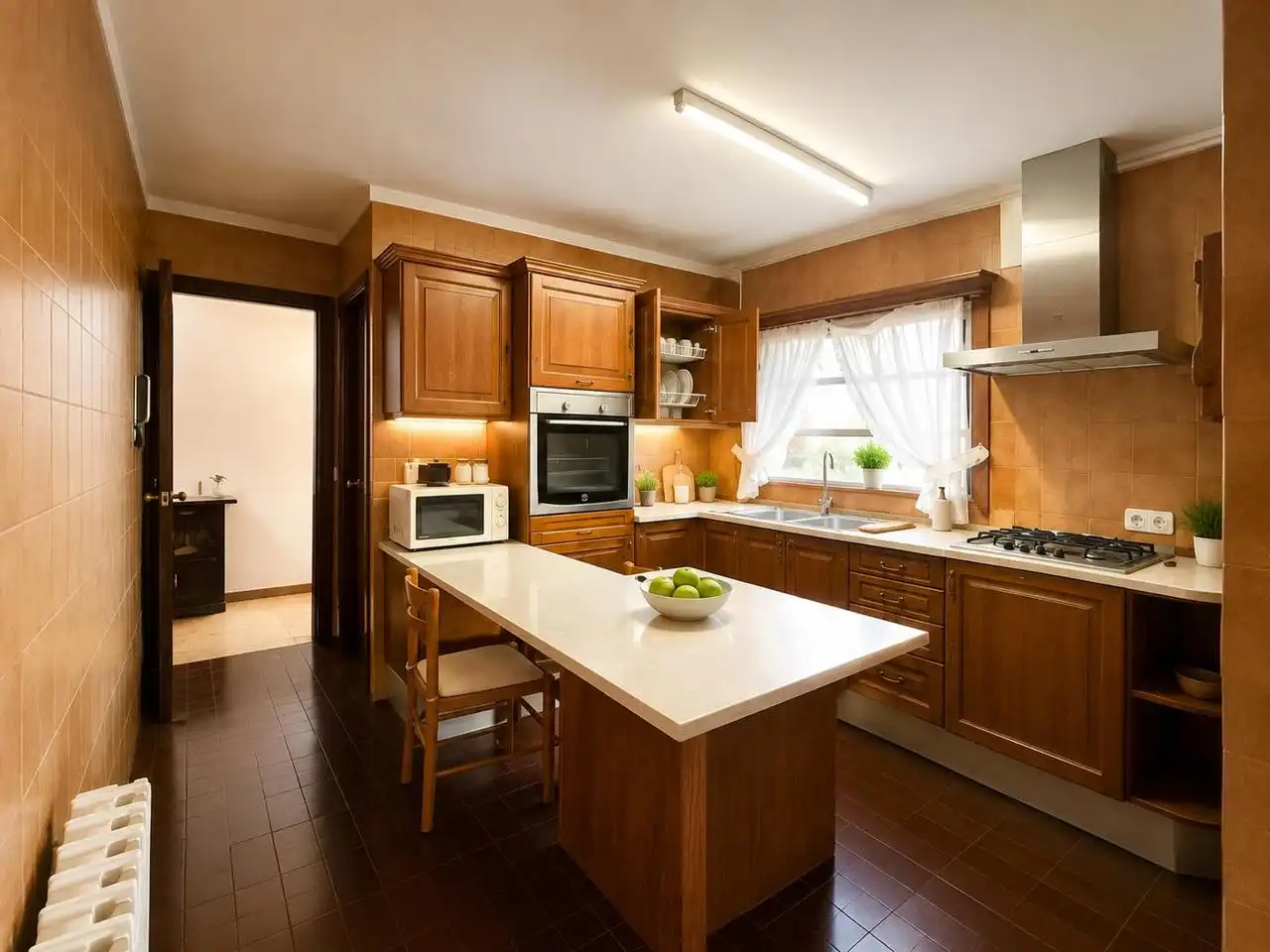 Küche von Wohnung zum Verkauf in  Palma de Mallorca mit Heizung, Terrasse und Balkon
