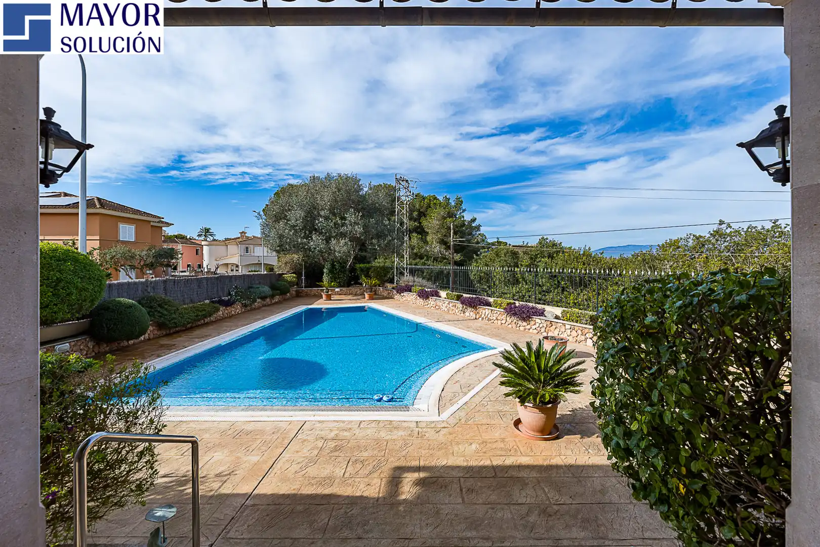 Piscina de Casa o xalet en venda en  Palma de Mallorca amb Aire condicionat, Calefacció i Jardí privat