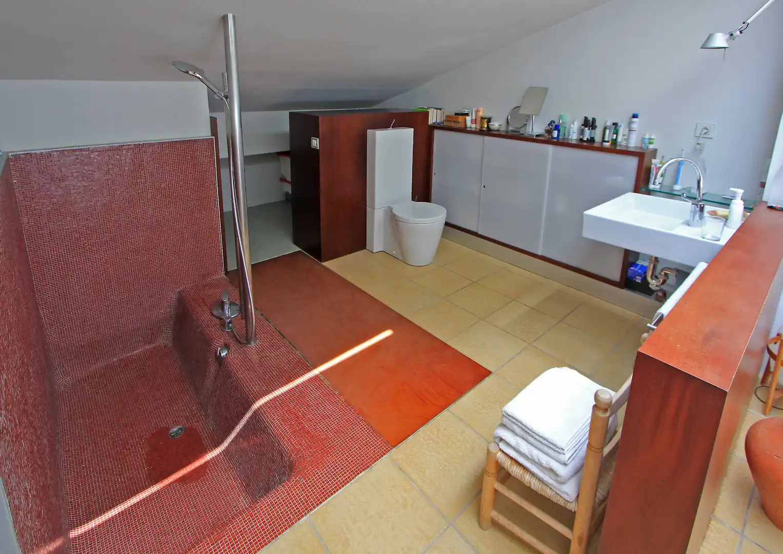Baño de Casa adosada en venta en Alicante / Alacant con Aire acondicionado, Jardín privado y Terraza