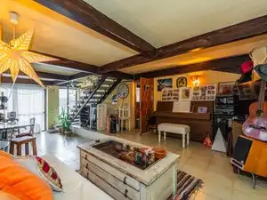 Sala d'estar de Casa o xalet en venda en Galapagar amb Aire condicionat, Calefacció i Jardí privat