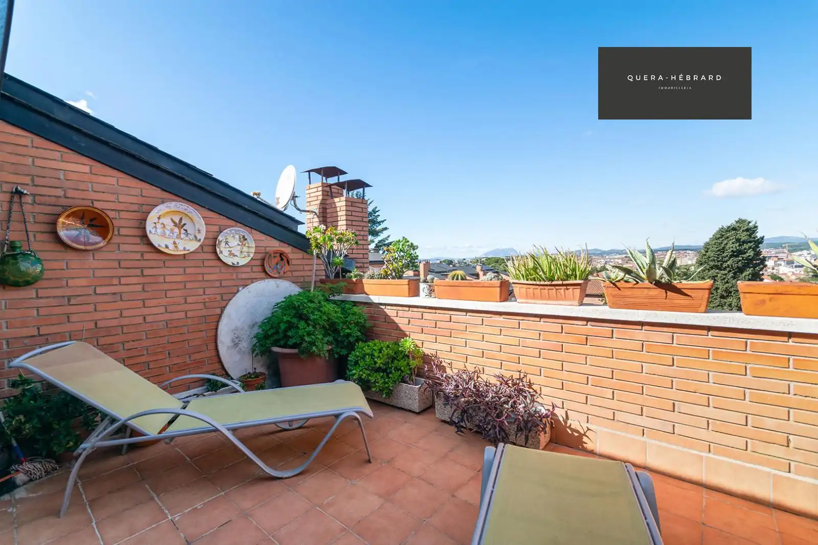 Terraza de Casa adosada en venta en Sant Cugat del Vallès con Calefacción, Parquet y Terraza