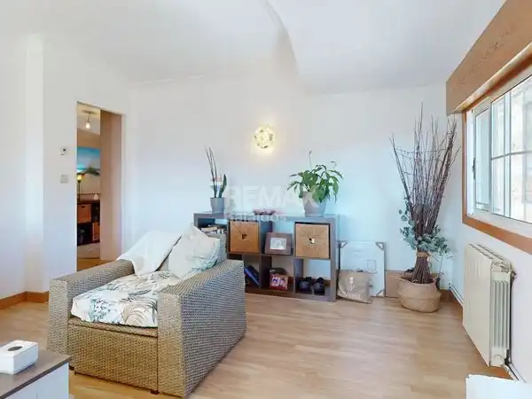 Living room of Houses for sale in Baiona  with Heating, Private garden and Parquet flooring