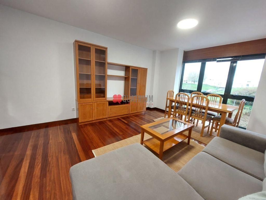 Sala d'estar de Pis de lloguer en Santiago de Compostela  amb Calefacció, Traster i Moblat