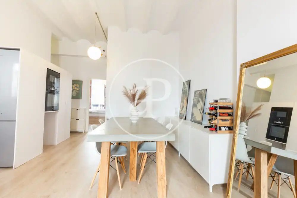 Esszimmer von Wohnung zum Verkauf in Valencia mit Klimaanlage, Heizung und Terrasse