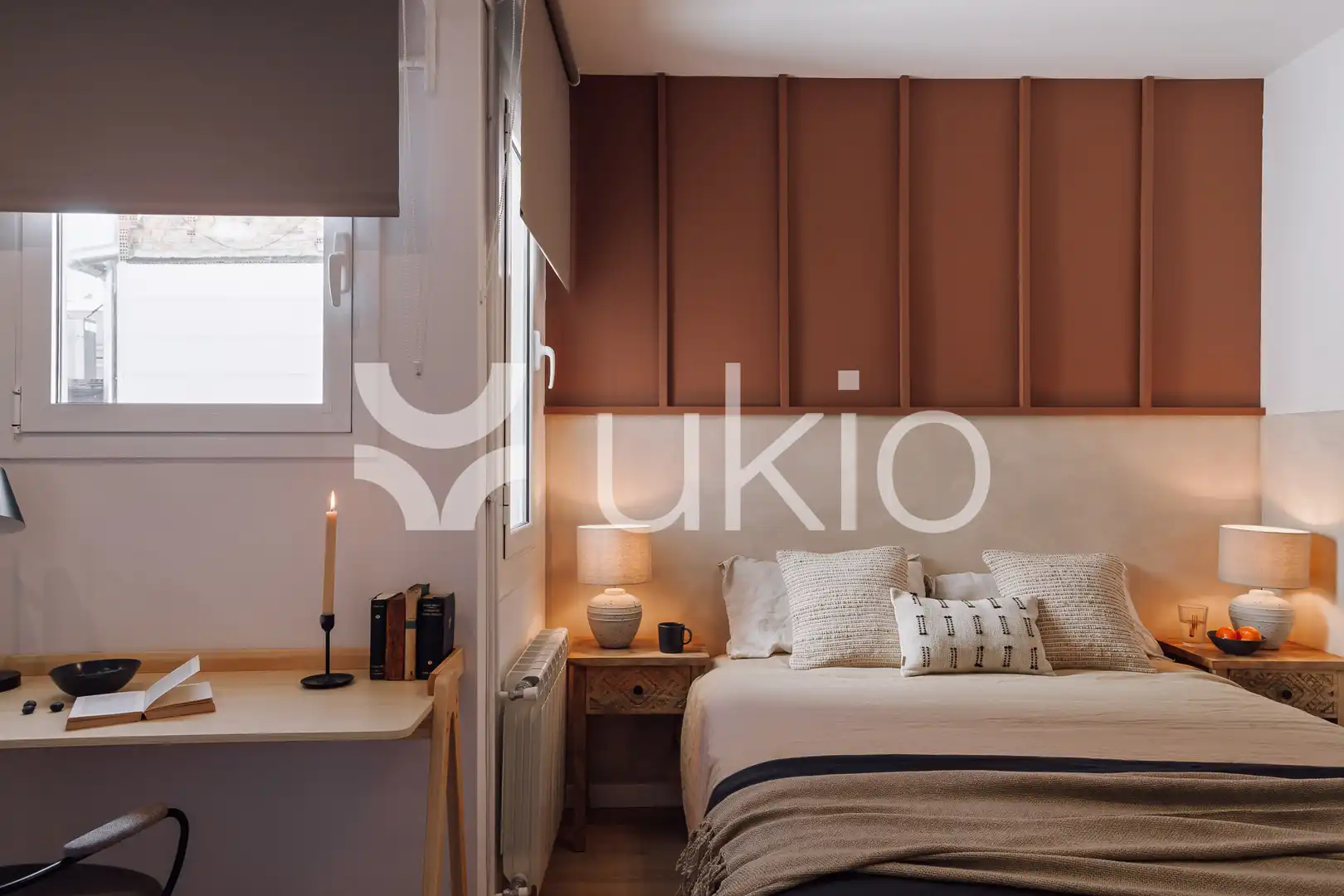 Habitación de Apartamento de alquiler en Barcelona con Aire acondicionado, Calefacción y Amueblado
