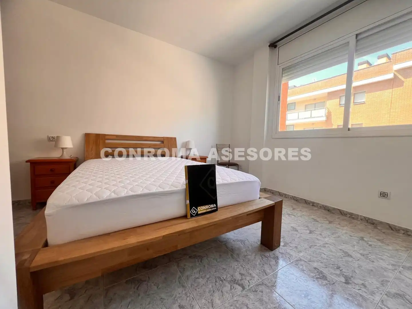 Schlafzimmer von Maisonette zum Verkauf in Lloret de Mar mit Klimaanlage, Heizung und Balkon