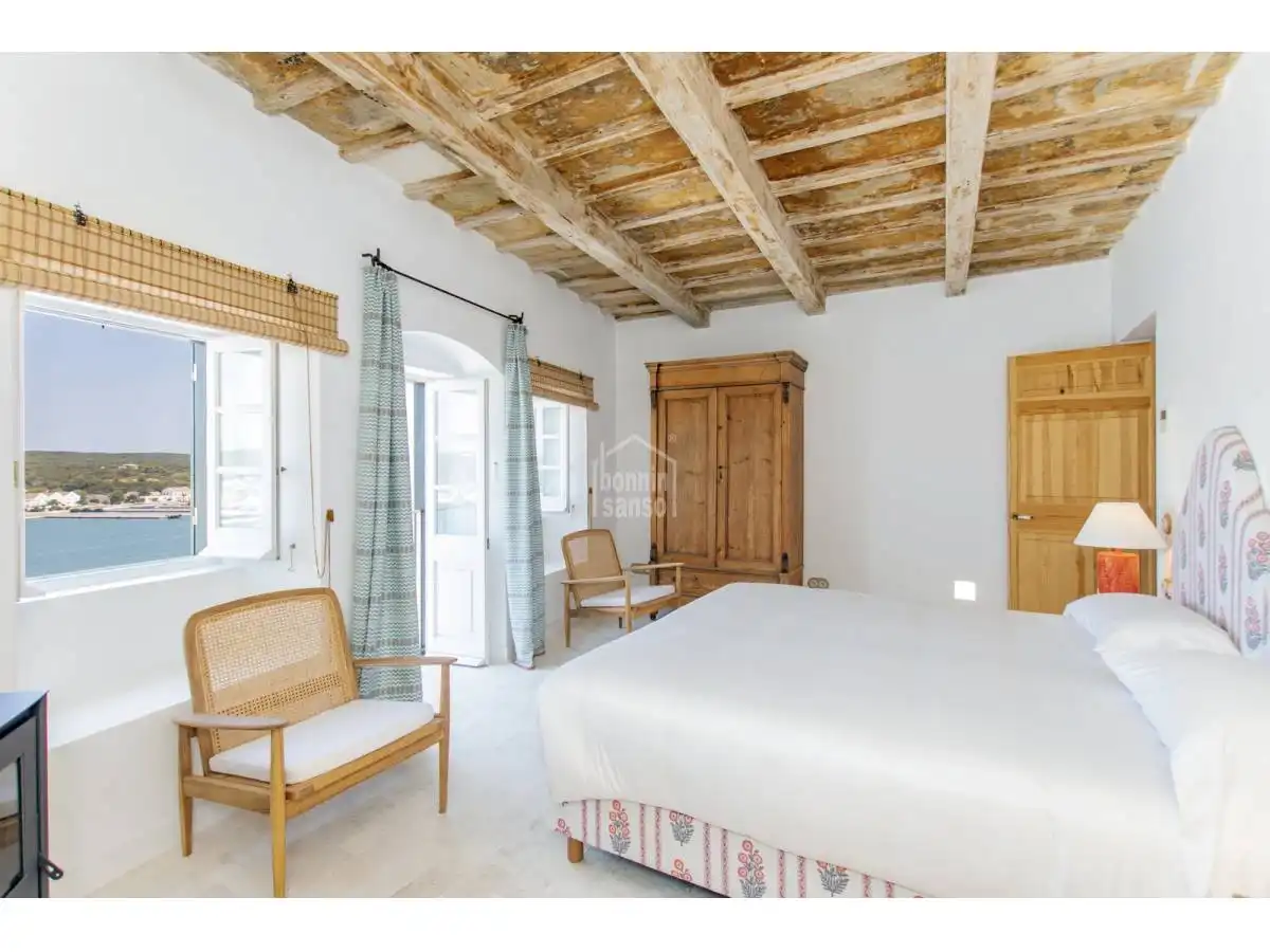 Dormitori de Casa o xalet en venda en Maó - Mahón amb Calefacció, Terrassa i Moblat