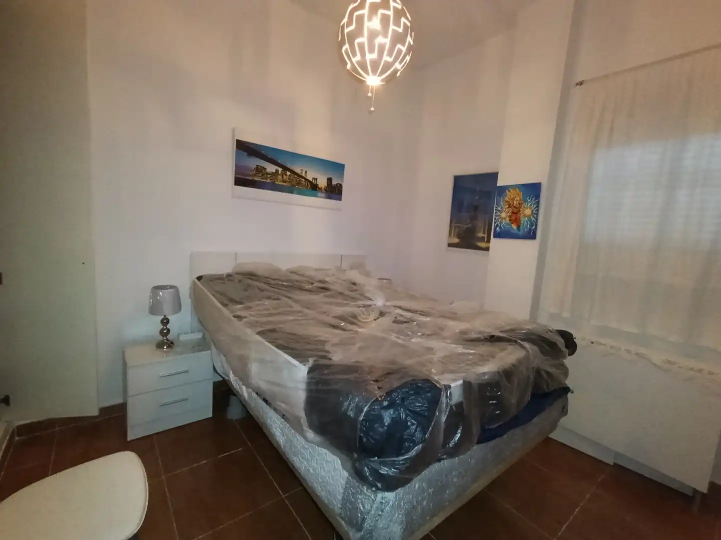 Schlafzimmer von Erdgeschoss zum Verkauf in Punta Umbría mit Möbliert, Ofen und Waschmaschine