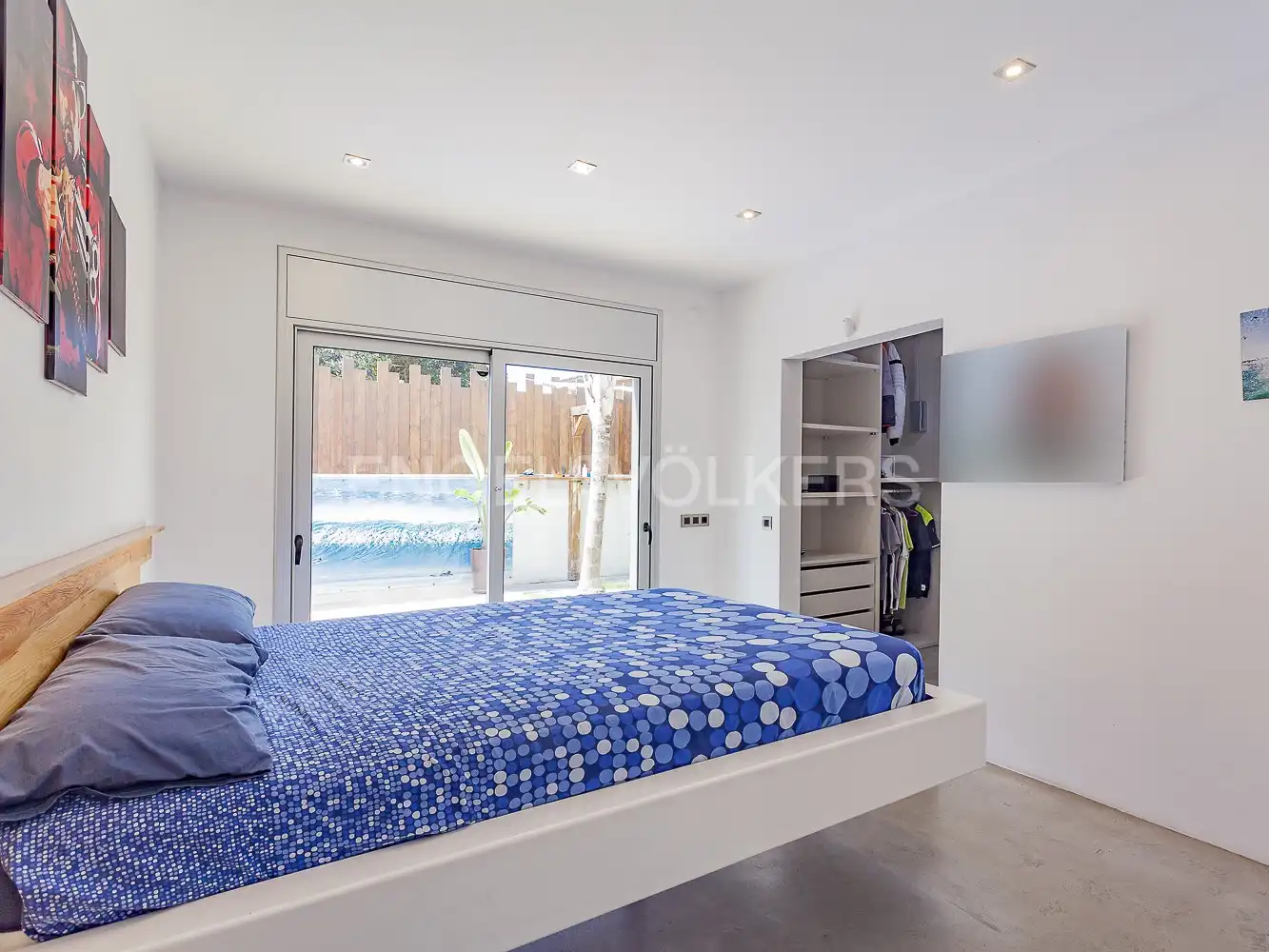 Bedroom of Houses for rent in Castelldefels  with Air Conditioner, Heating and Private garden