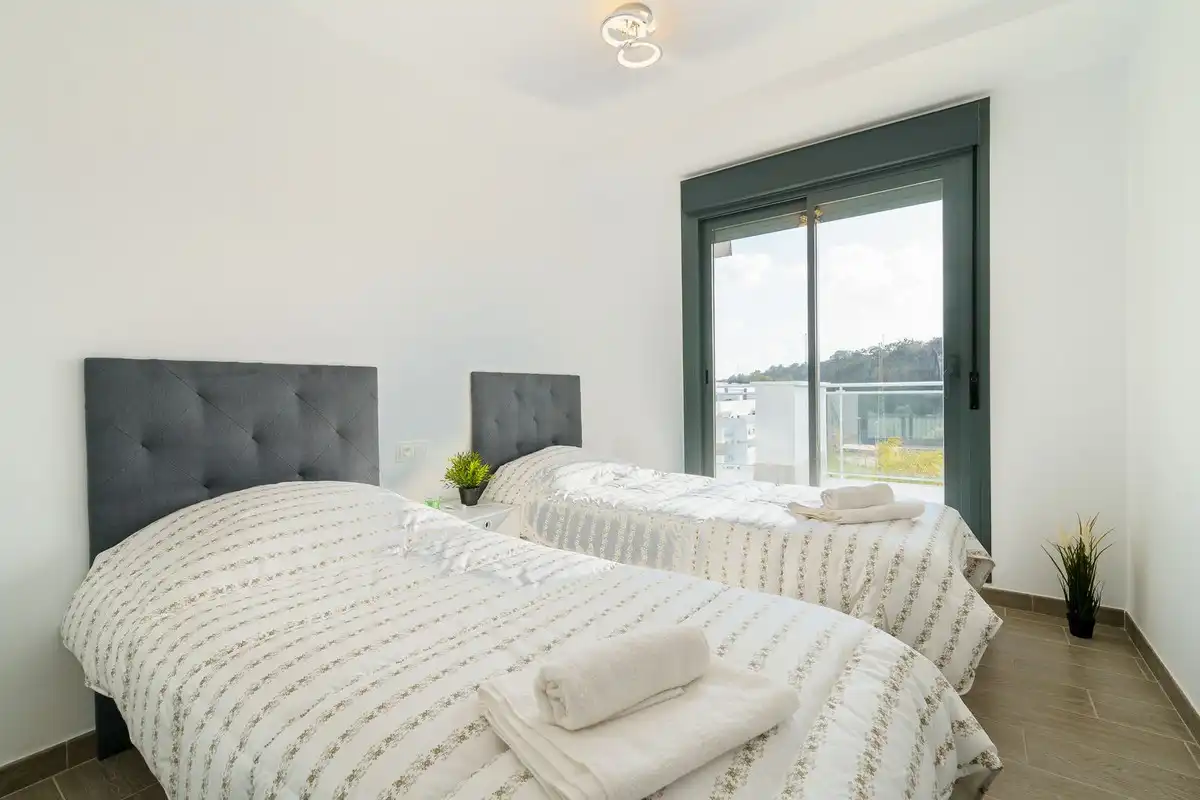 Bedroom of Apartments for sale in Mijas  with Air Conditioner, Terrace and Furnished
