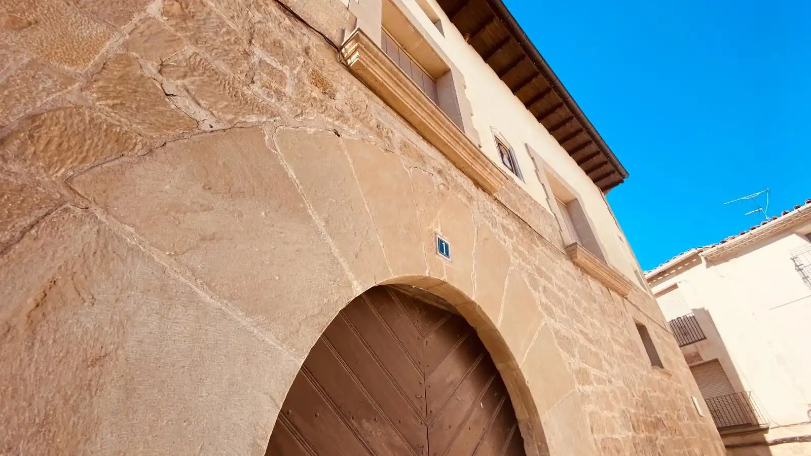 Vista exterior de Casa o chalet en venta en Torrecilla de Alcañiz con Jardín privado, Terraza y Trastero