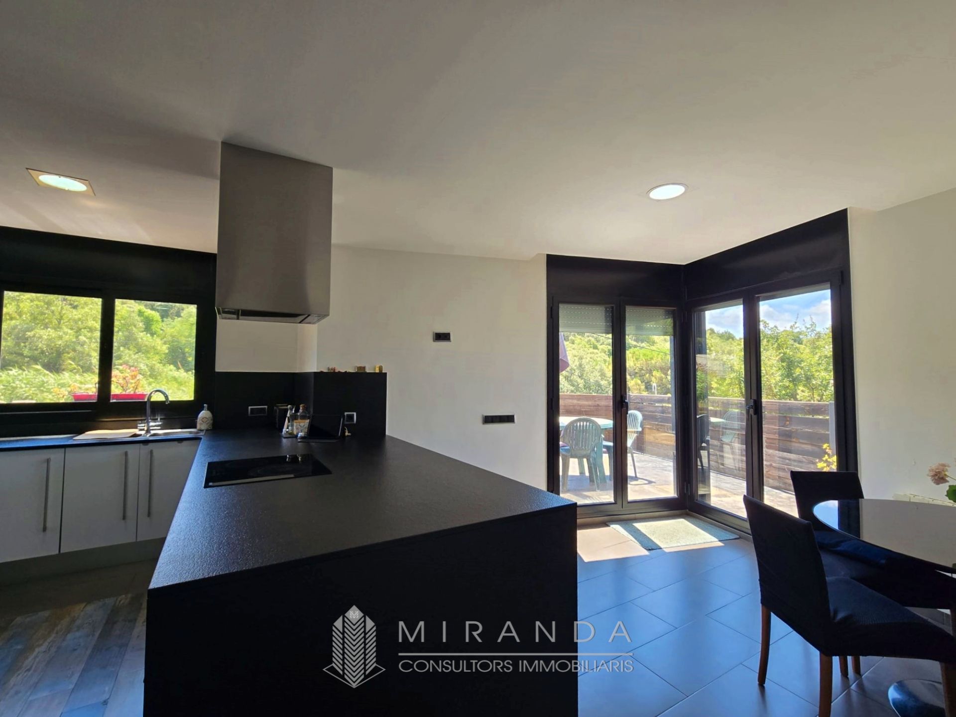 Kitchen of House or chalet for sale in Bigues i Riells del Fai  with Heating, Private garden and Parquet flooring