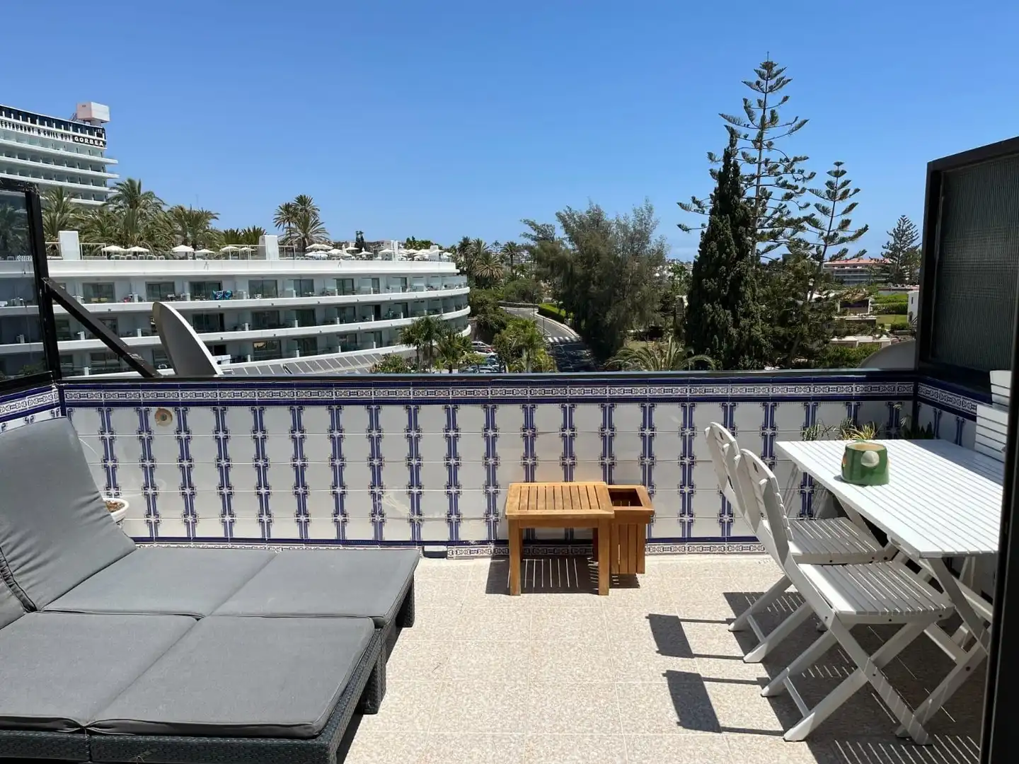 Terrassa de Apartament de lloguer en San Bartolomé de Tirajana