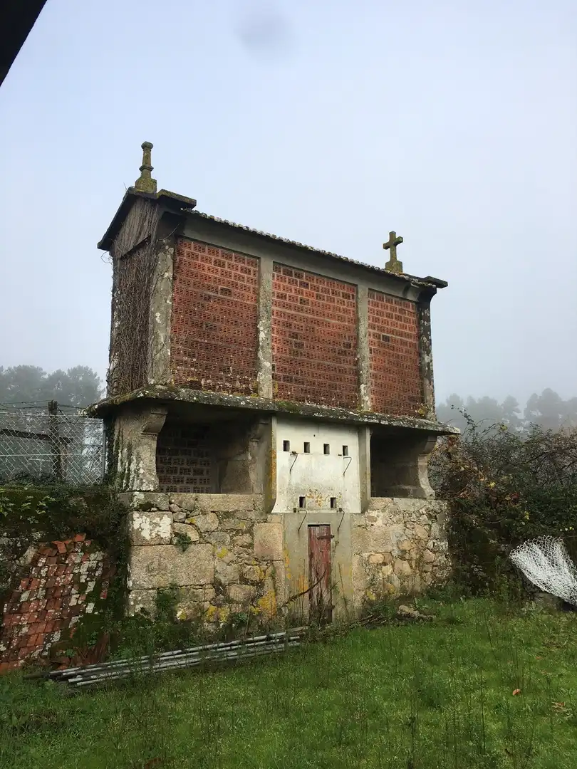 Vista exterior de Finca rústica en venta en Brión con Jardín privado