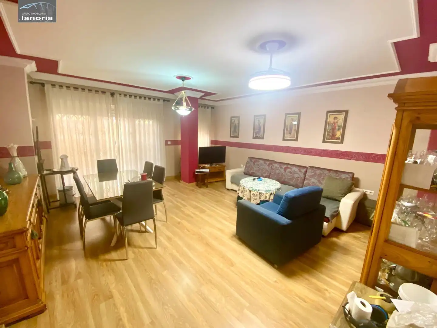 Living room of Flat for sale in  Albacete Capital  with Heating, Terrace and Storage room