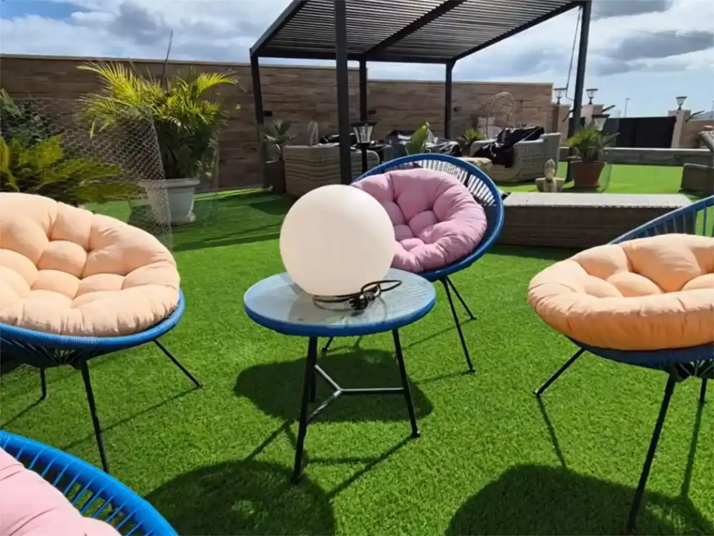 Terrasse von Wohnung zum Verkauf in Elche / Elx mit Klimaanlage, Privatgarten und Abstellraum