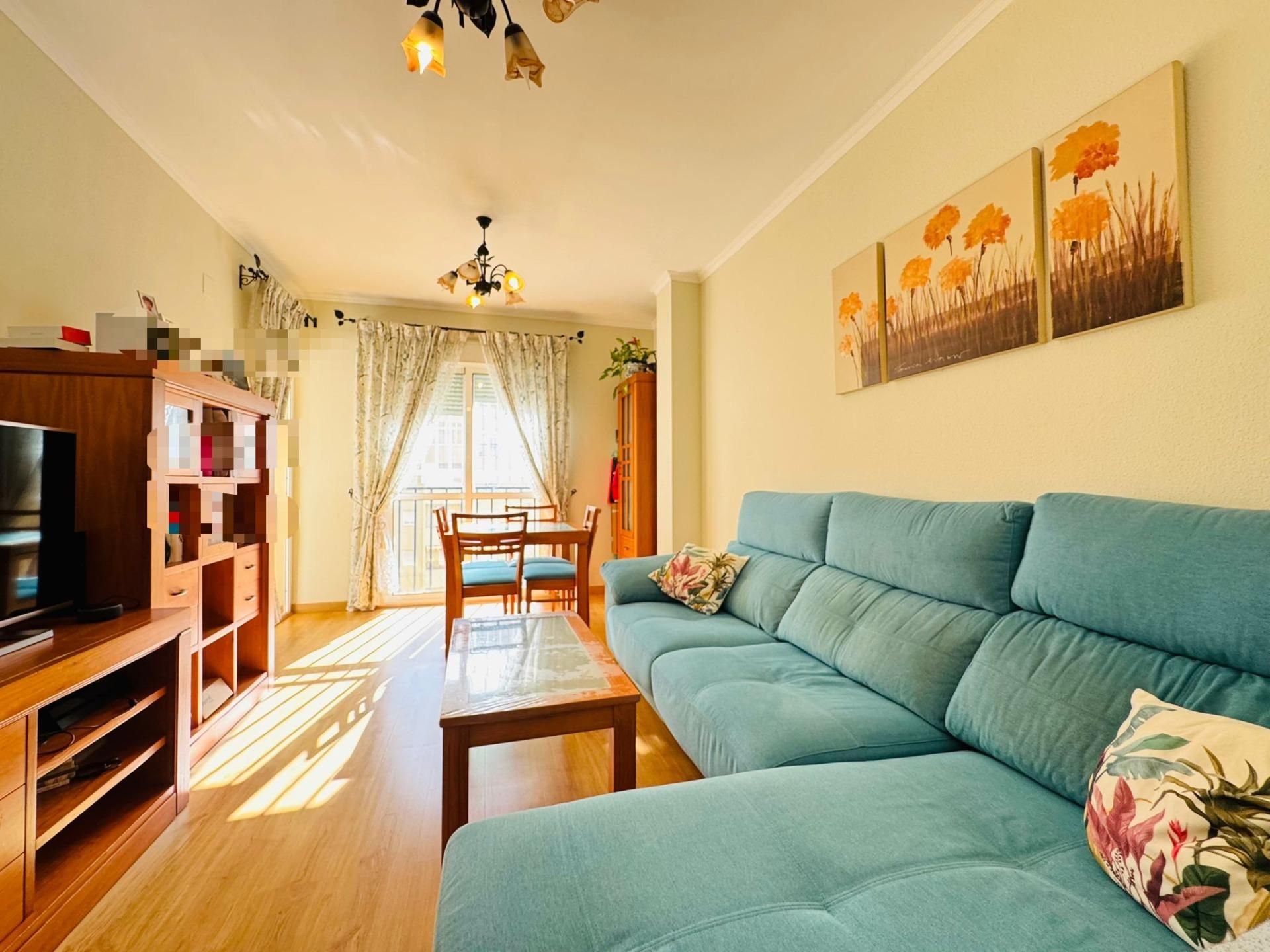 Living room of Flat for sale in Algeciras  with Terrace, Storage room and Community pool