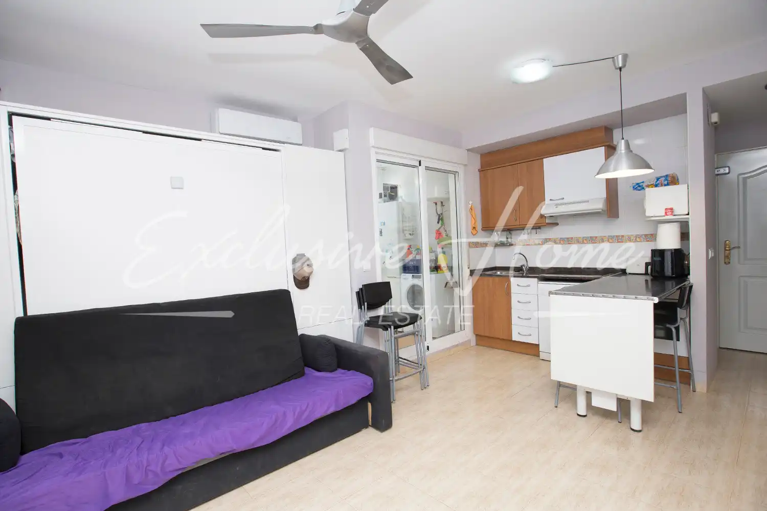 Sala de estar de Apartamento en venta en Peñíscola / Peníscola con Aire acondicionado, Calefacción y Trastero