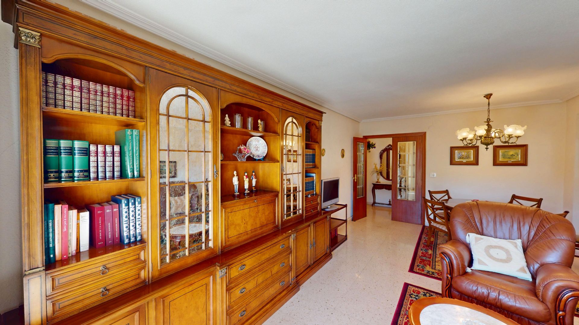 Living room of Flat for sale in Alicante / Alacant  with Air Conditioner, Furnished and Oven