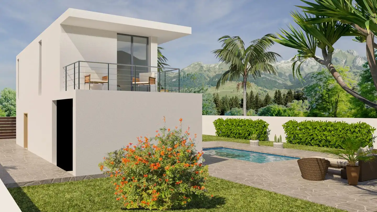 Terraza de Casa o chalet en venta en L'Ametlla de Mar  con Jardín privado y Piscina
