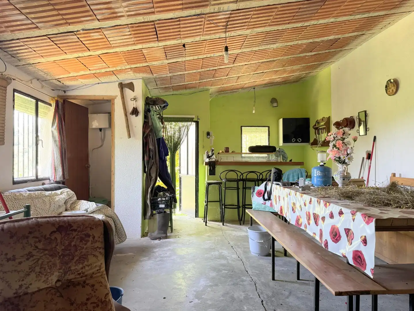 Cocina de Finca rústica en venta en El Arenal  con Jardín privado