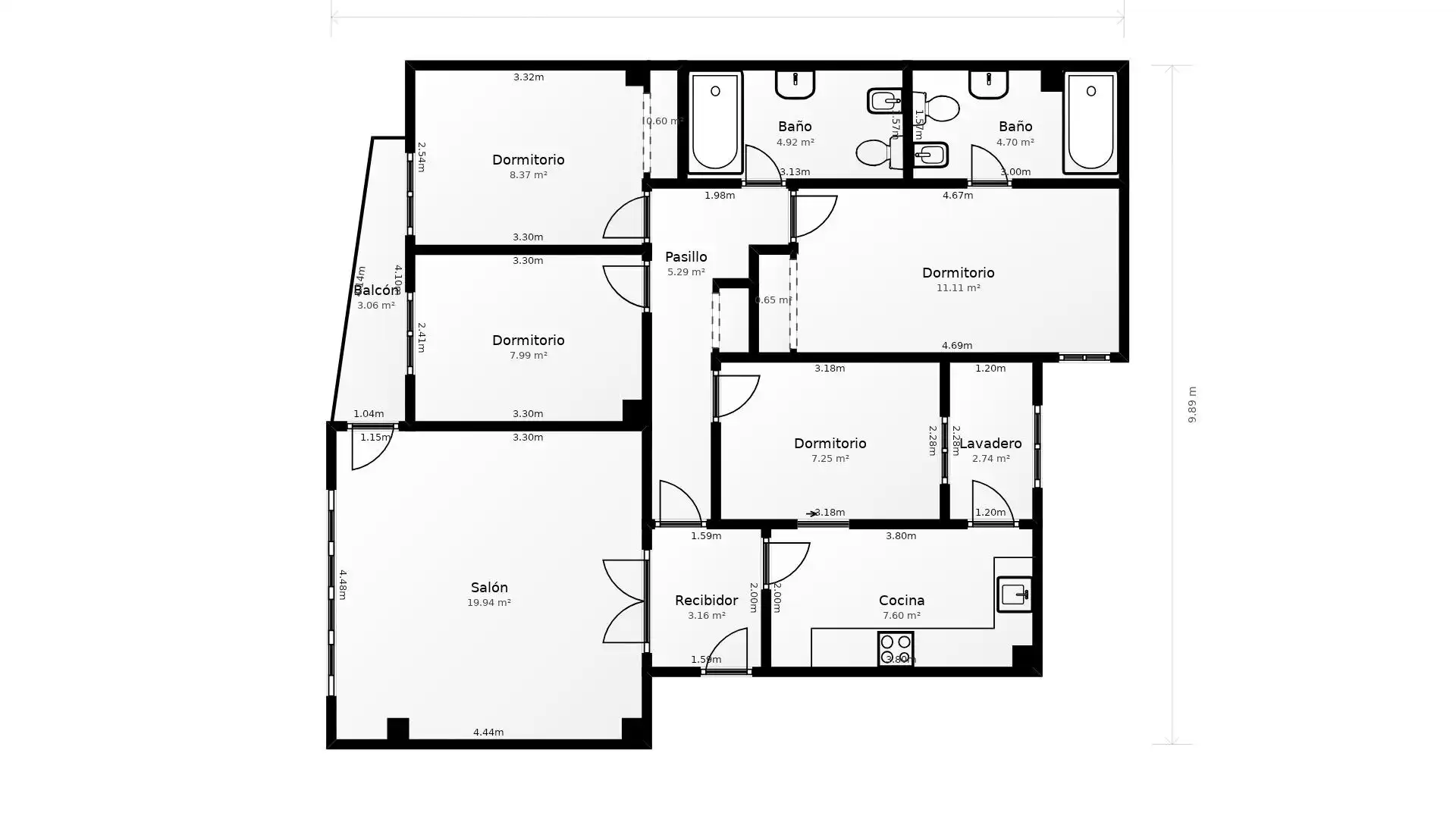 Flat for sale in Gandia  with Balcony