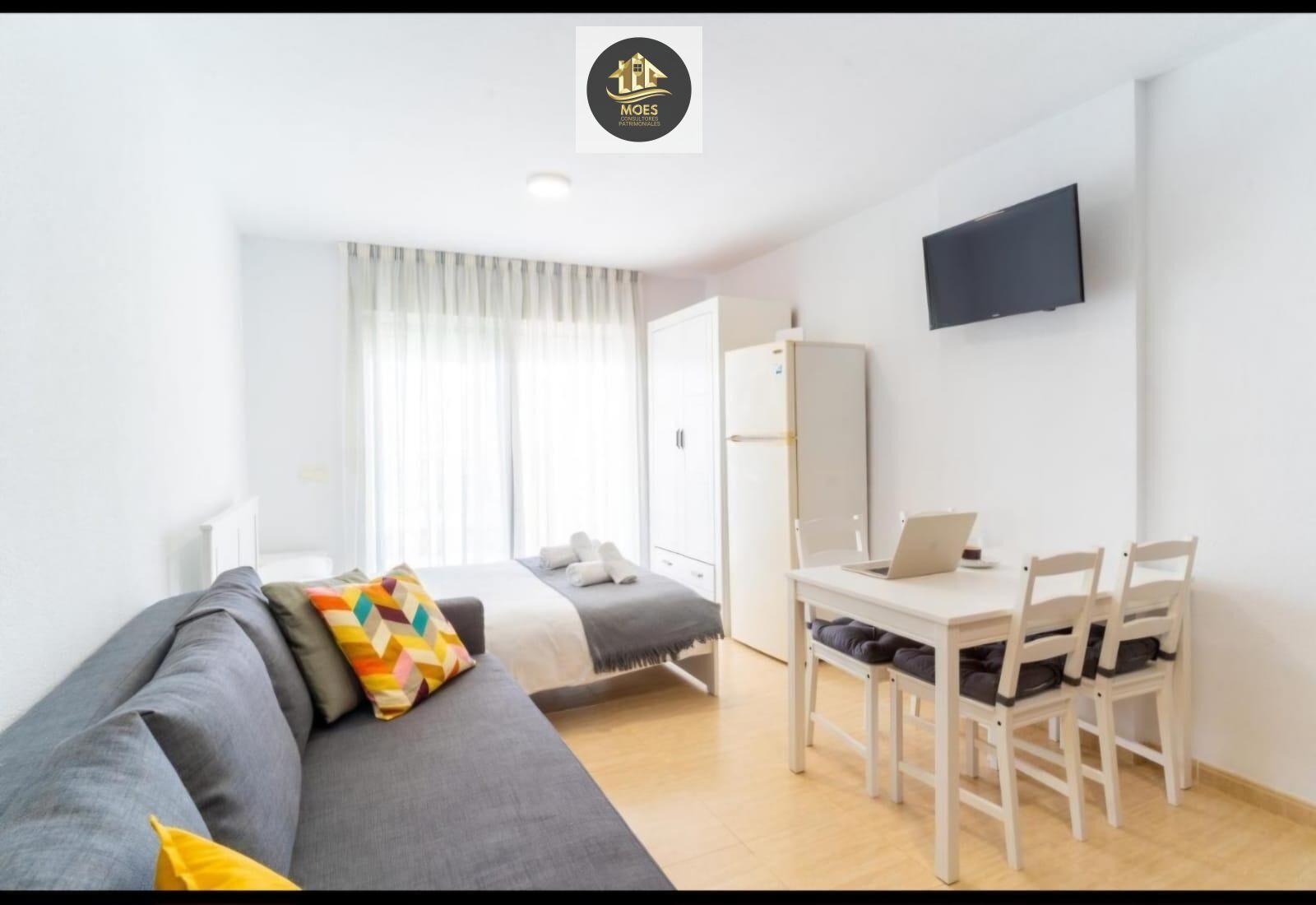 Bedroom of Study to rent in Roquetas de Mar  with Air Conditioner, Terrace and Community pool