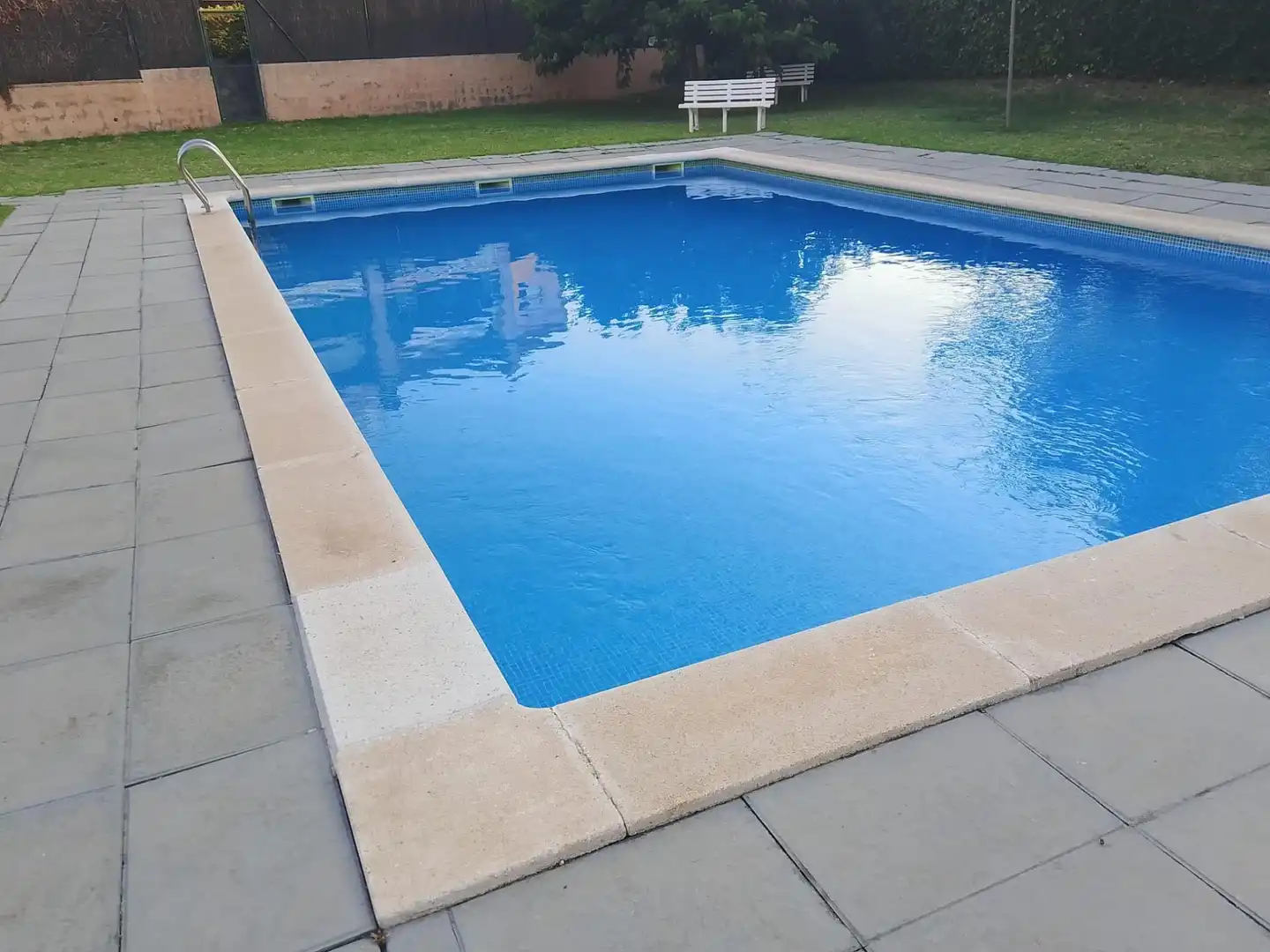 Swimming pool of Ground floor for sale in Santa Coloma de Farners  with Air Conditioner, Heating and Terrace