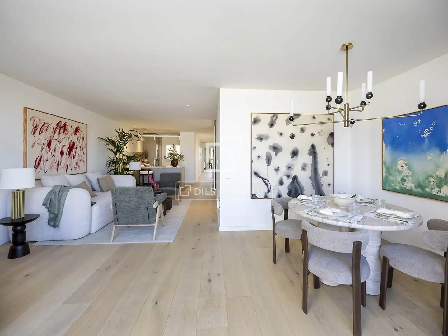 Sala de estar de Ático en venta en Barcelona con Aire acondicionado, Calefacción y Parquet