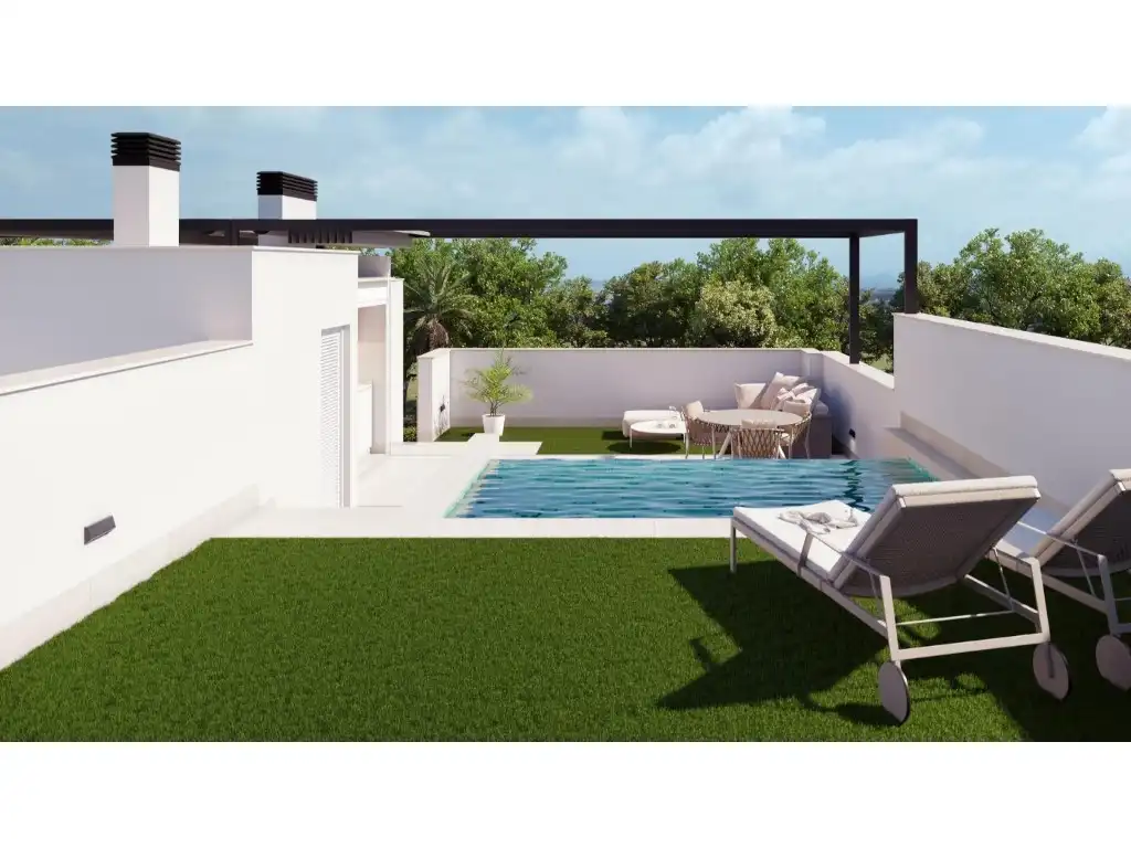 Piscina de Casa o xalet en venda en Pilar de la Horadada amb Jardí privat i Piscina